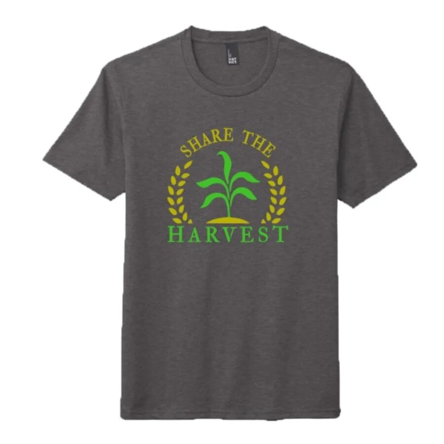 Share the Harvest T-Shirt, Charcoal Grey